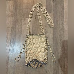 Free People moonlight beaded pouch